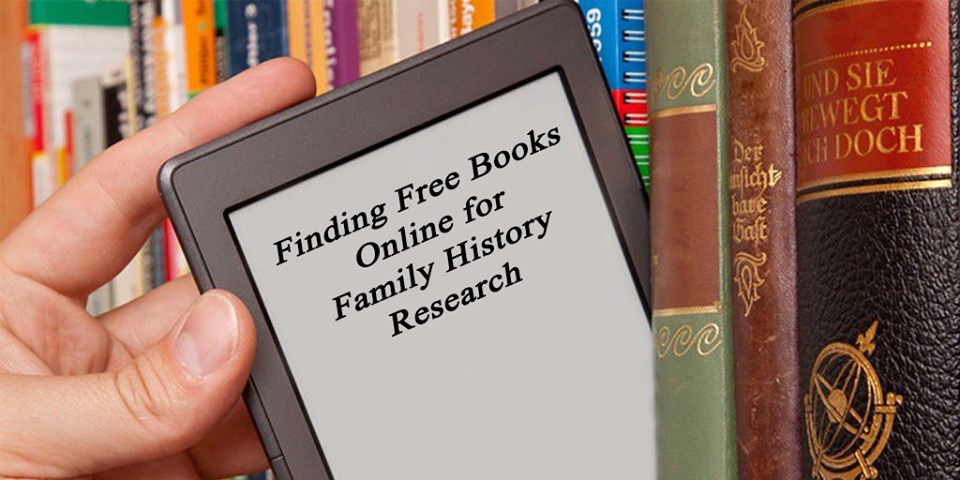 Free Online Books for Family History Research